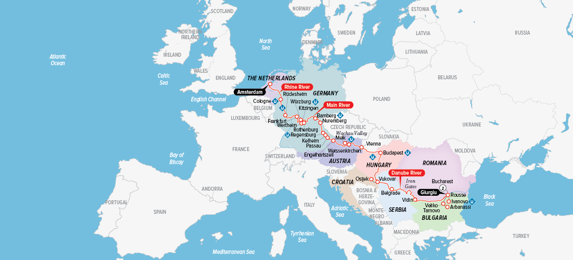 Ultimate European Journey Map