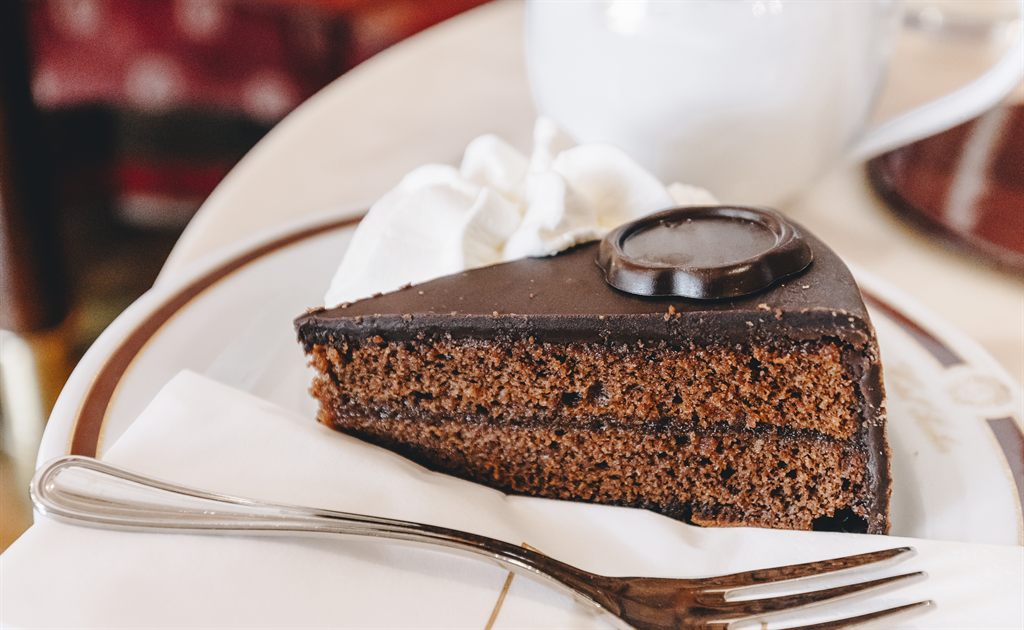 Sample Sachertorte and Viennese Coffee