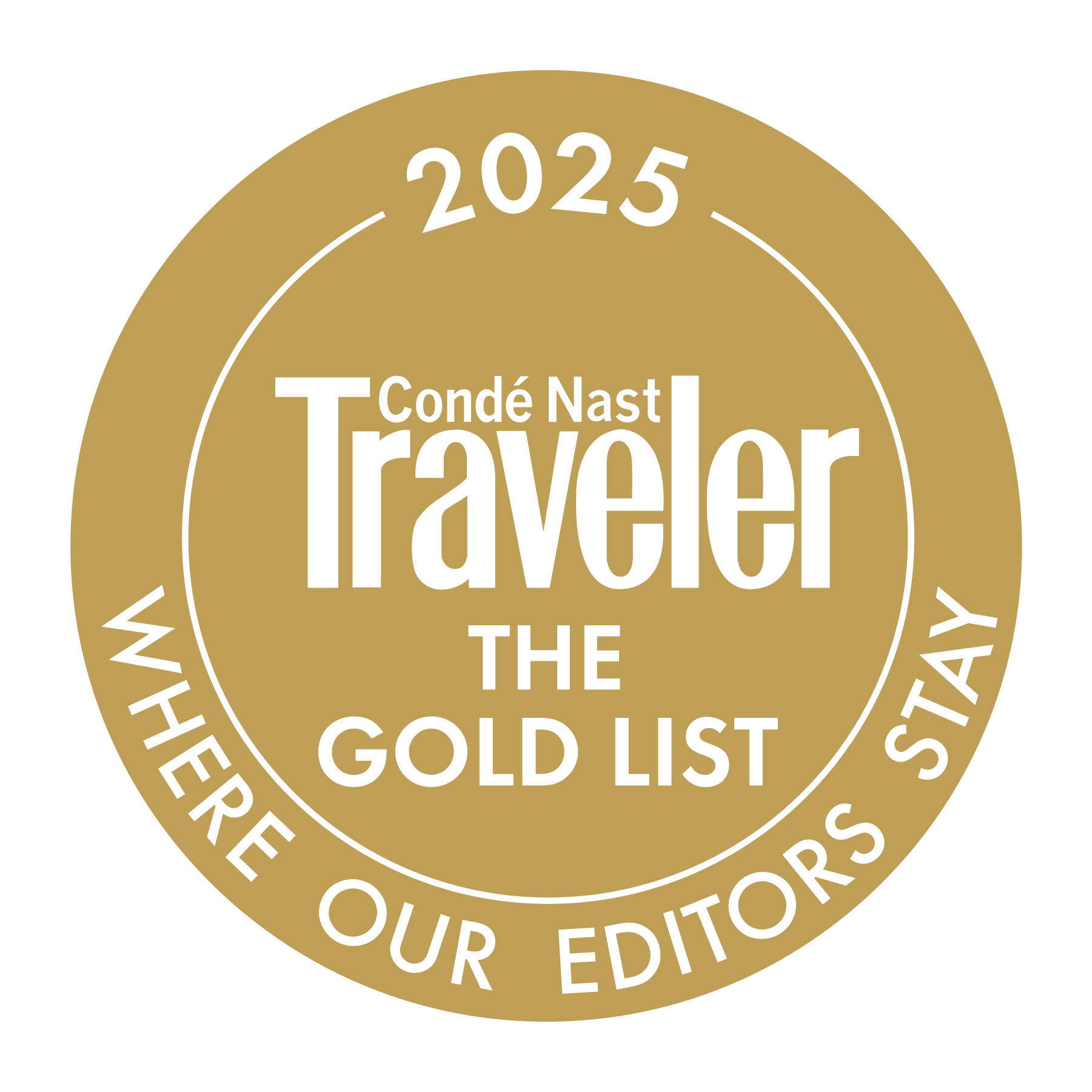 Condé Nast Traveler: The Gold List