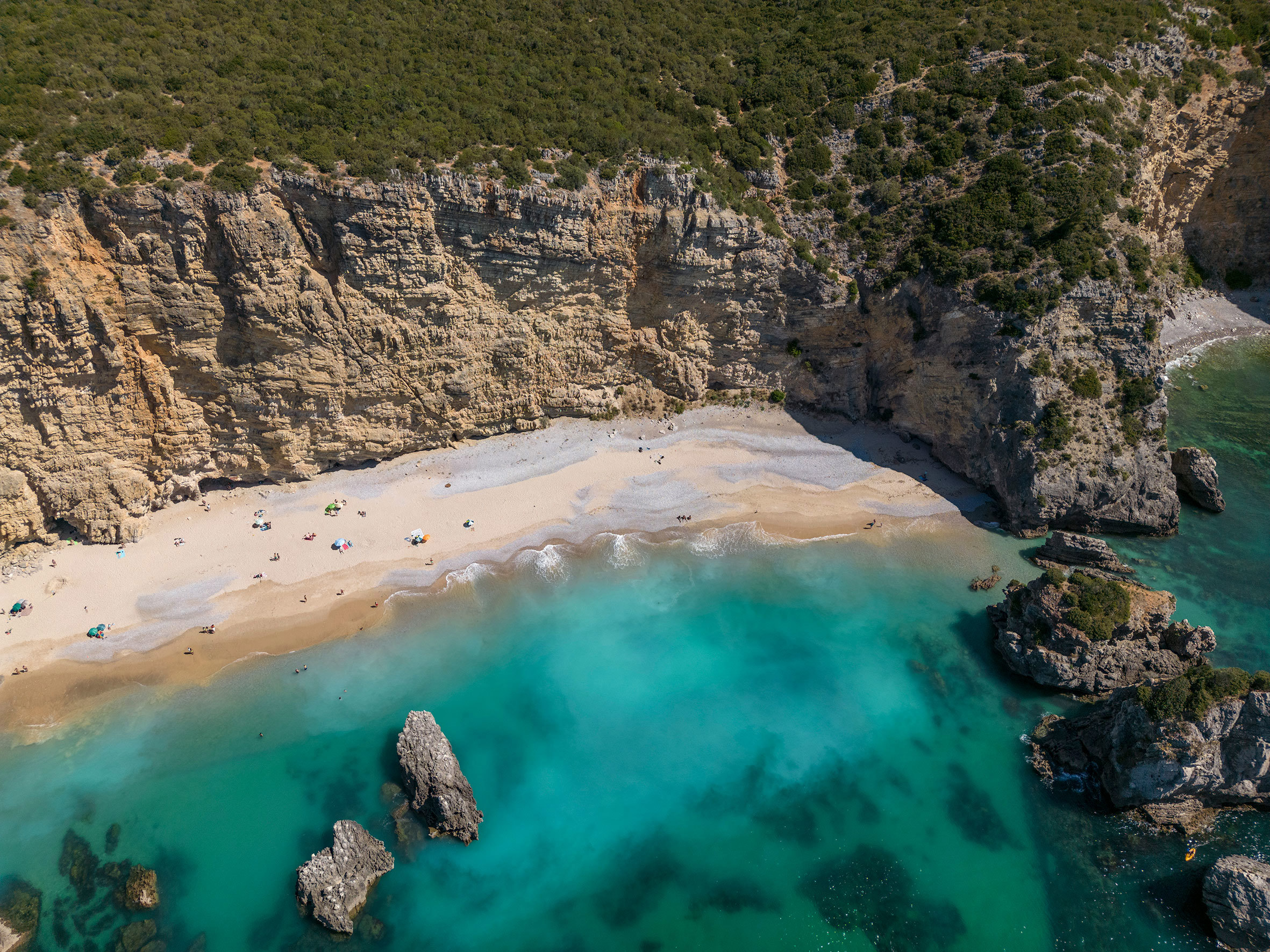 Scenic Drive through Arrábida Mountains