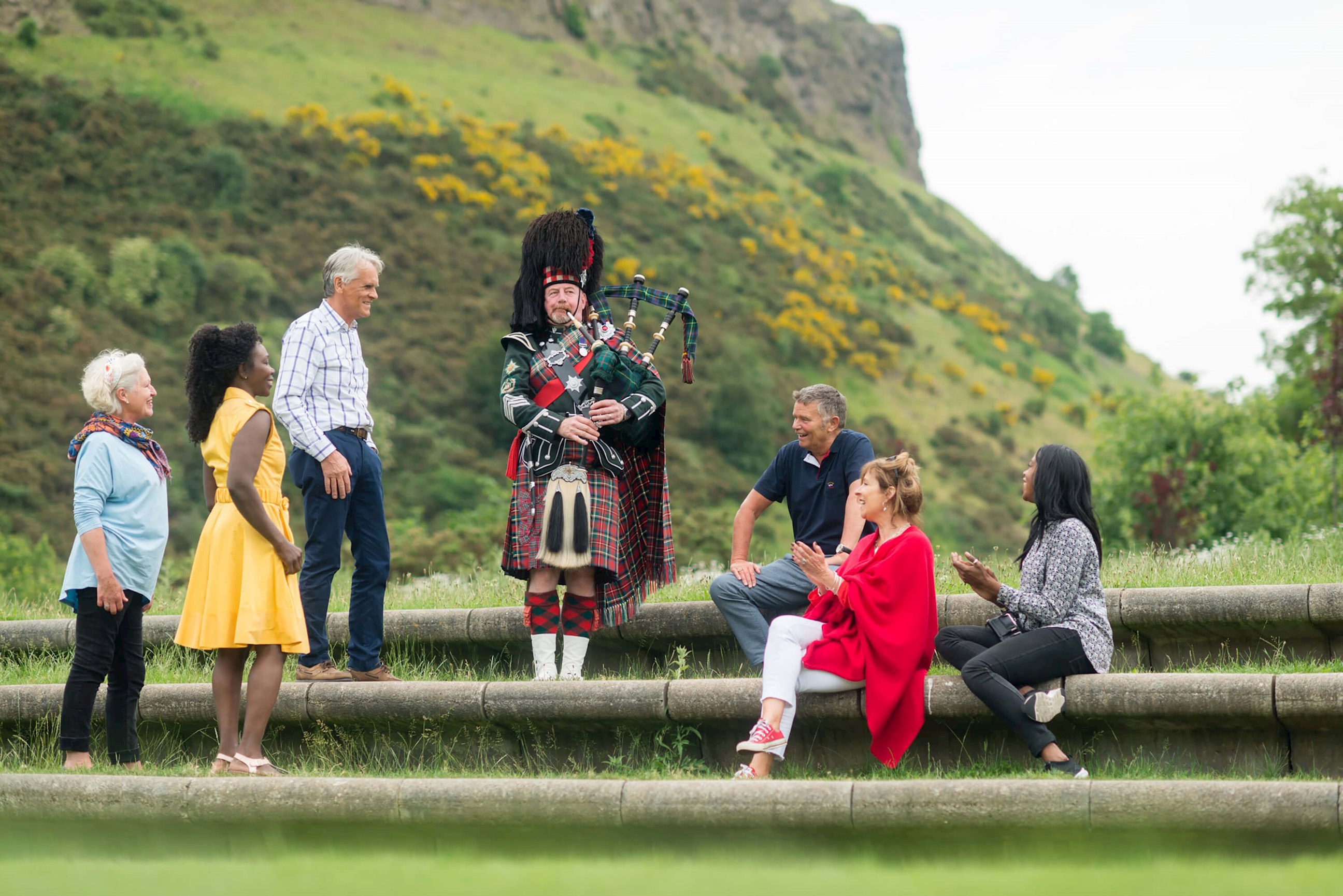 Meet a Professional Bagpiper