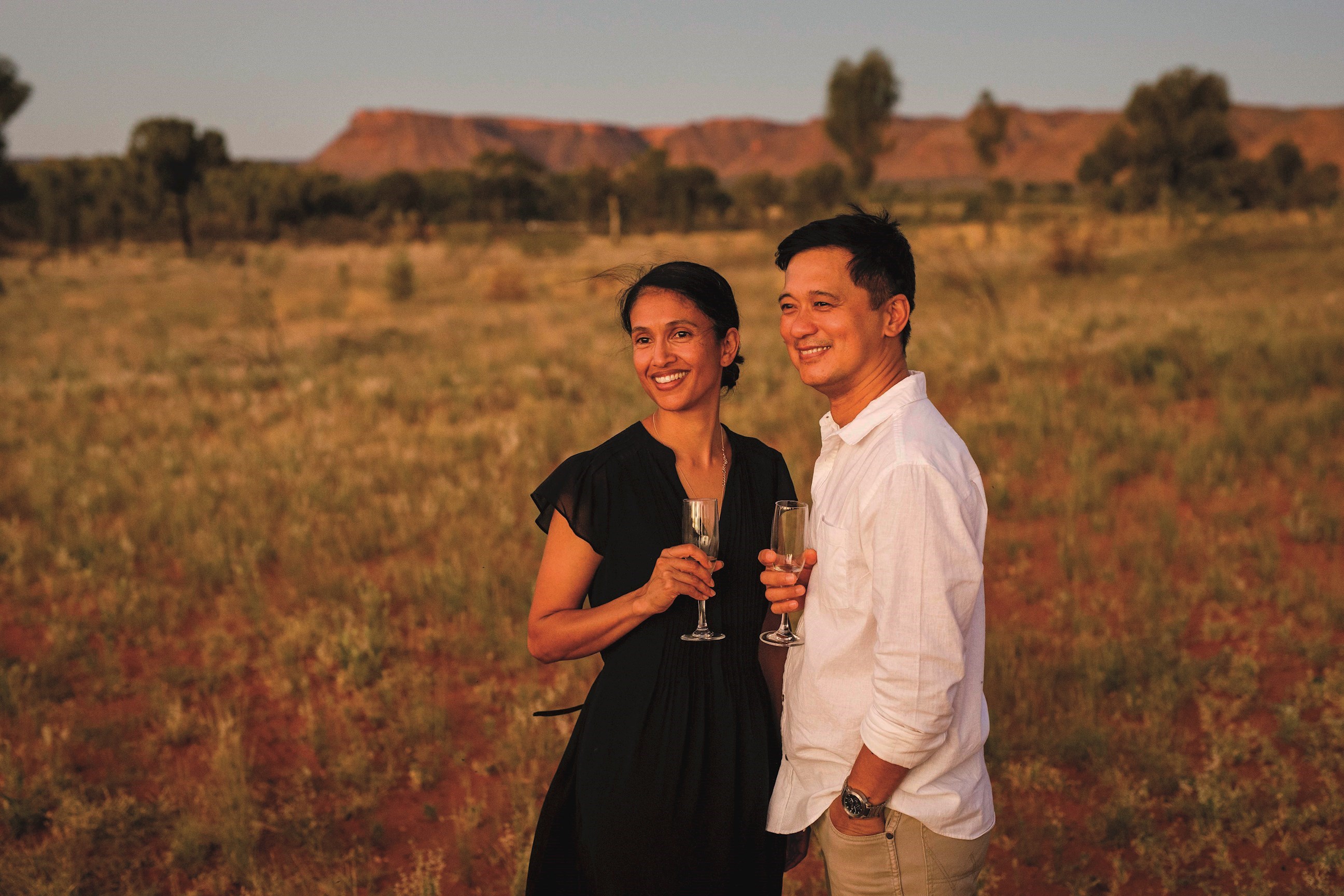 Sunset at Uluṟu-Kata Tjuṯa National Park