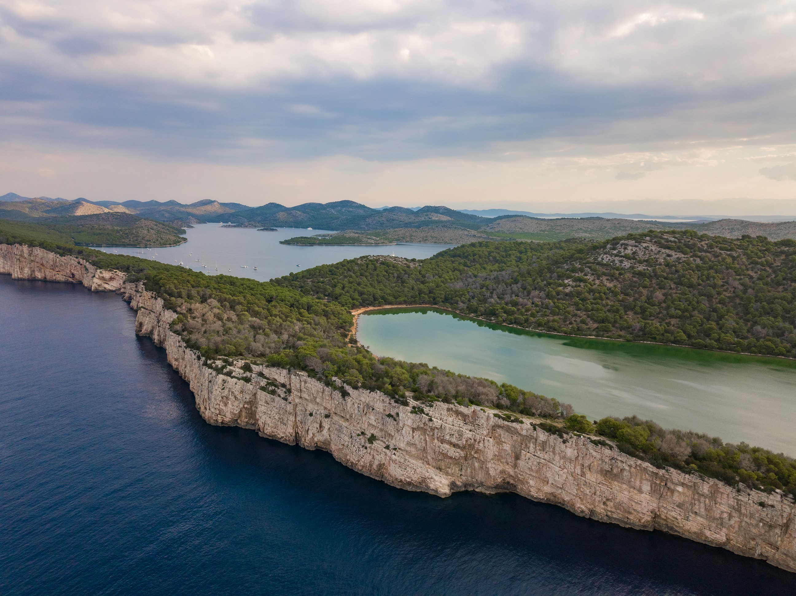 Visit the Salt Lakes & White Cliffs of Telašćica Nature Park