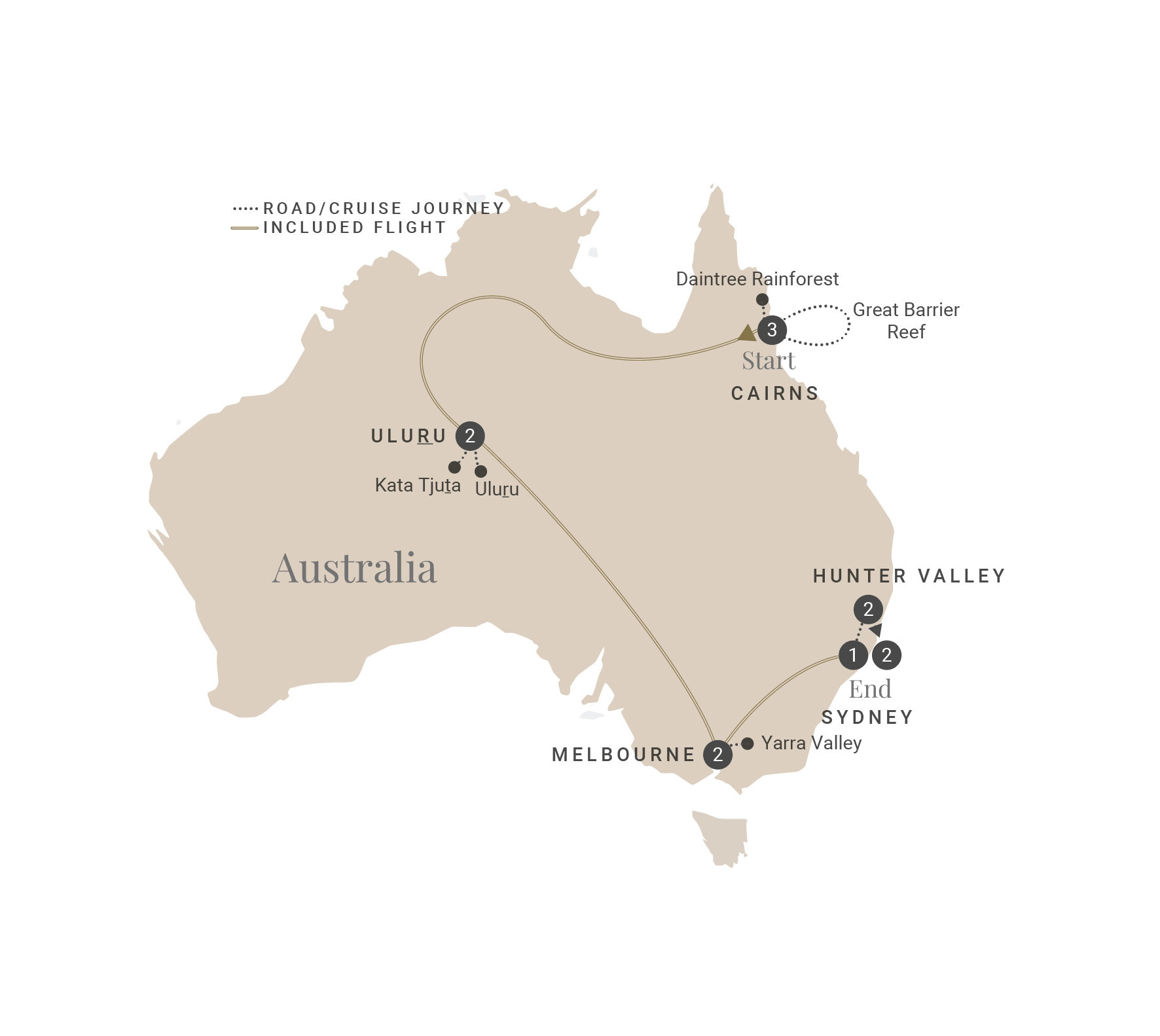 Inspiring Australia Map