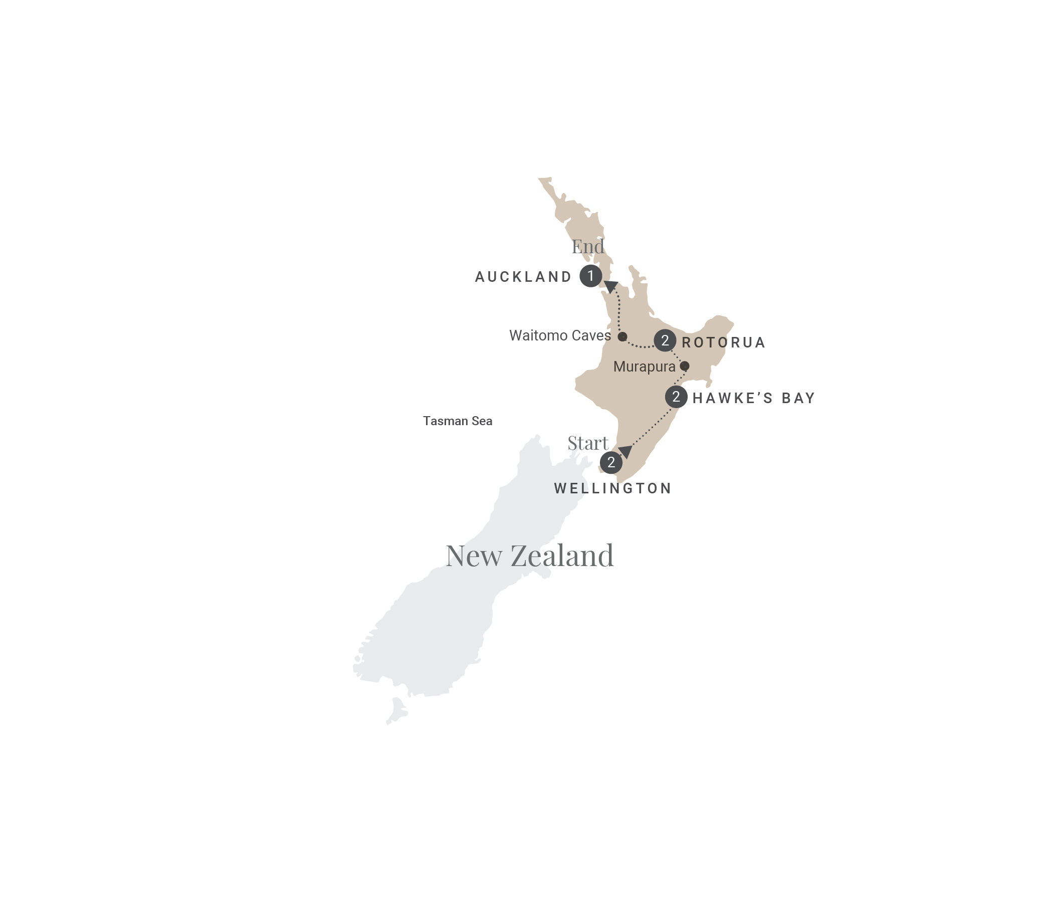 The Endless Shores Map