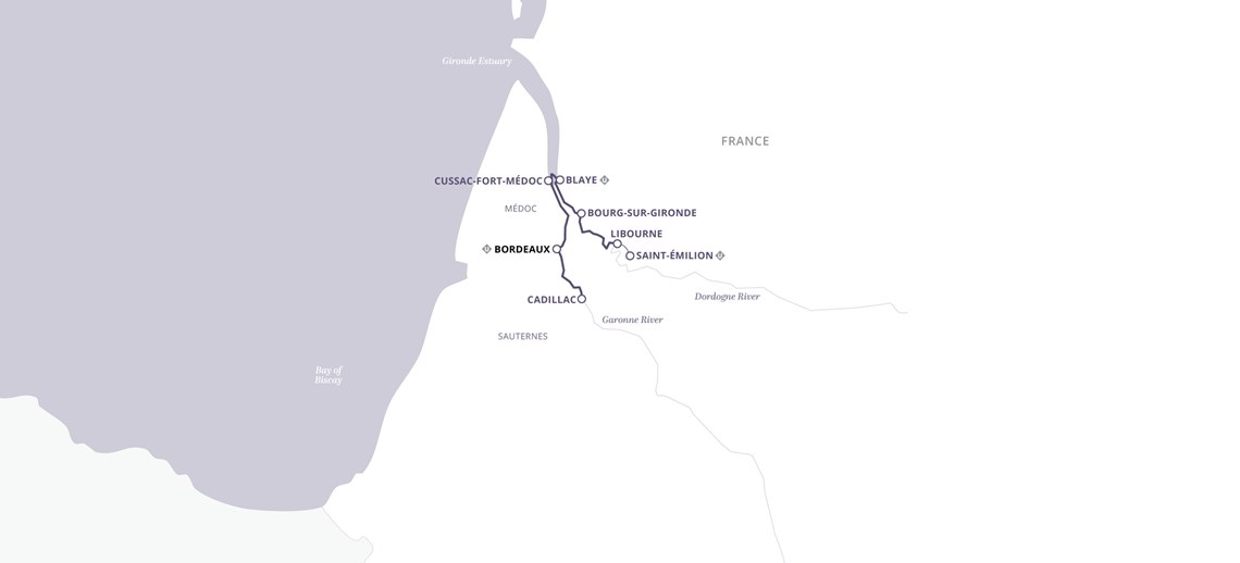 Brilliant Bordeaux Map