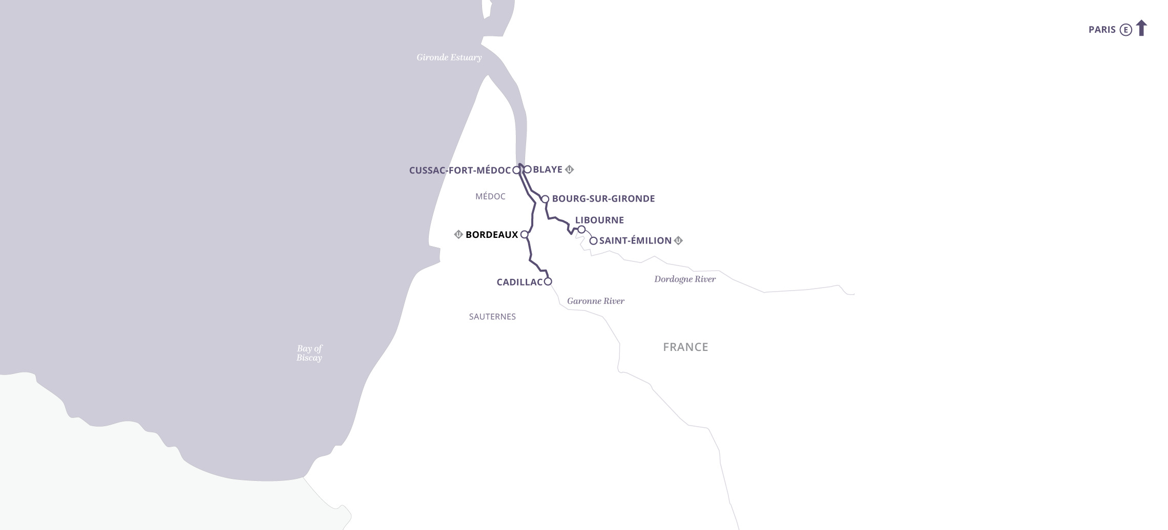Brilliant Bordeaux Map