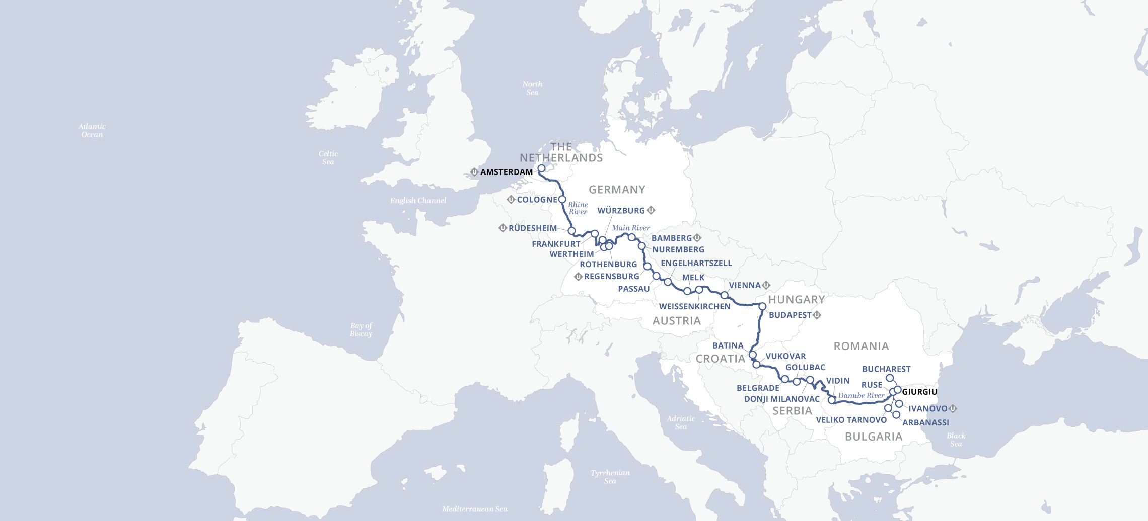 Ultimate European Journey Map