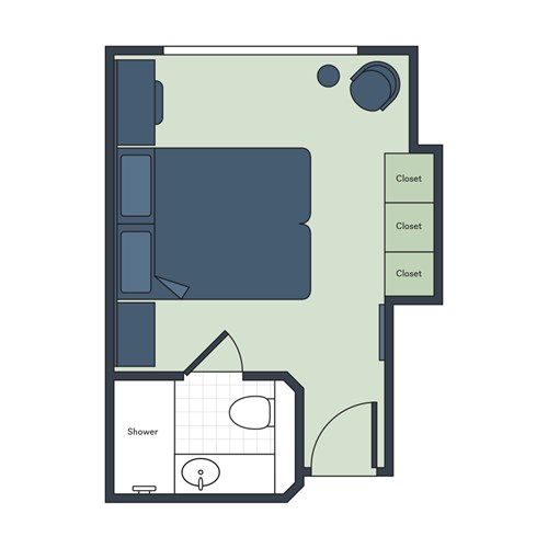 Deluxe stateroom  S.S. La Venezia 