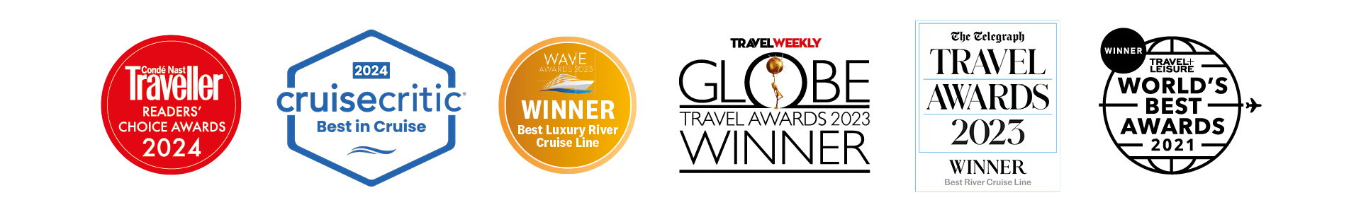 Uniworld Awards and Accolades