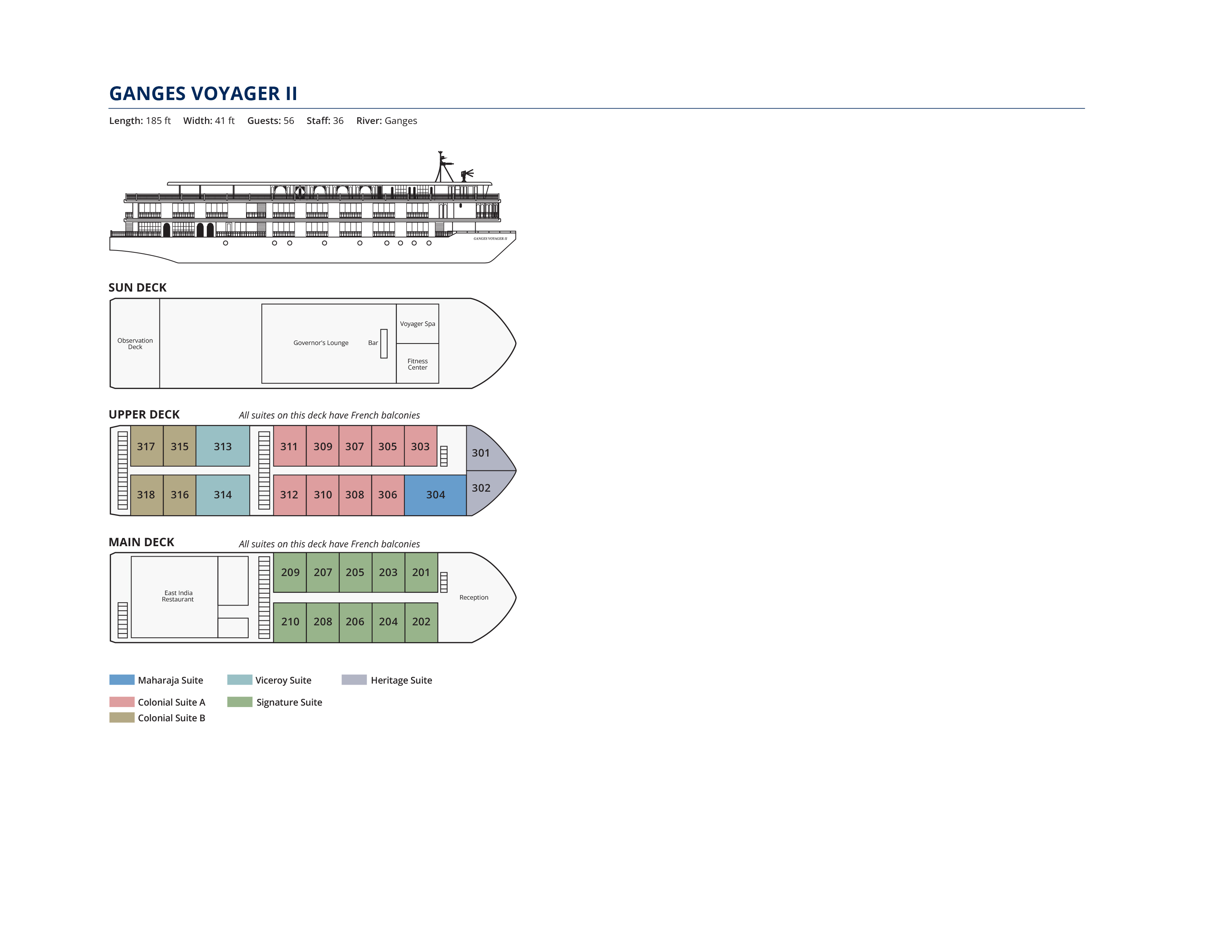 Deck plan (Ganges Voyager II)