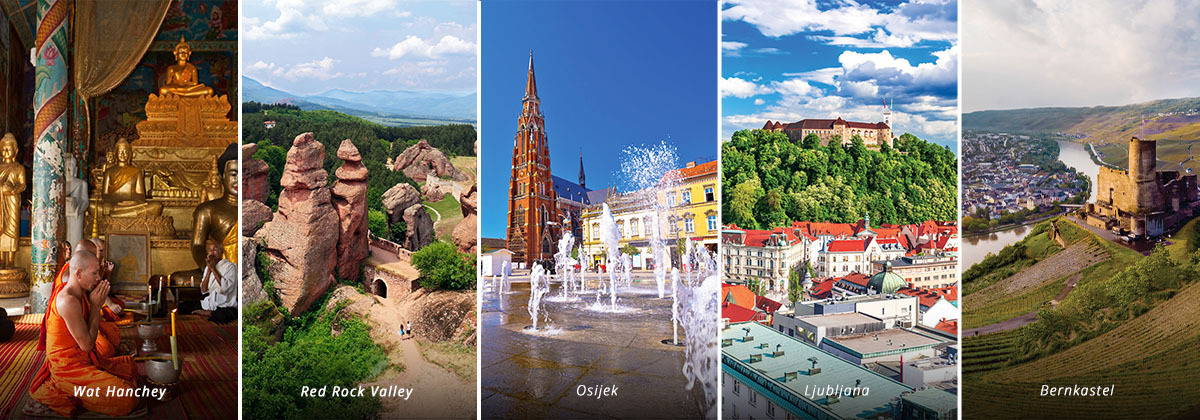 Our Favorite 50 Destinations