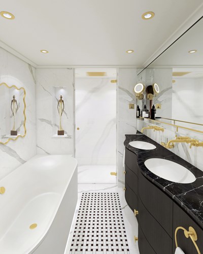 Grand Suite Bathroom  S.S. Audrey 