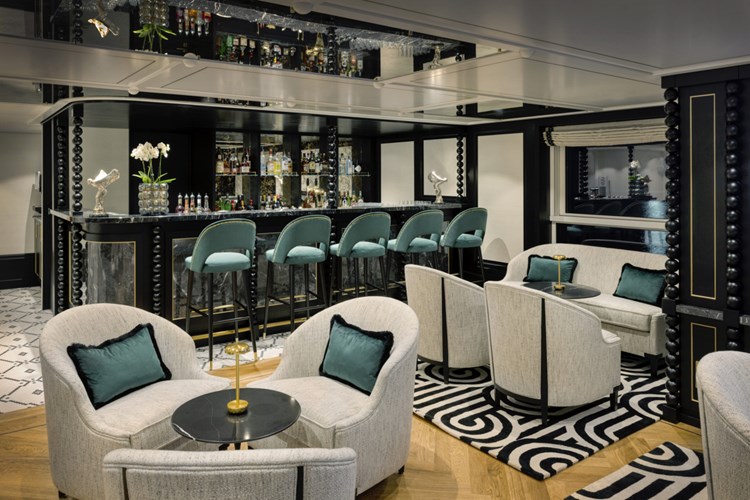 Aft Lounge  S.S. Emilie 