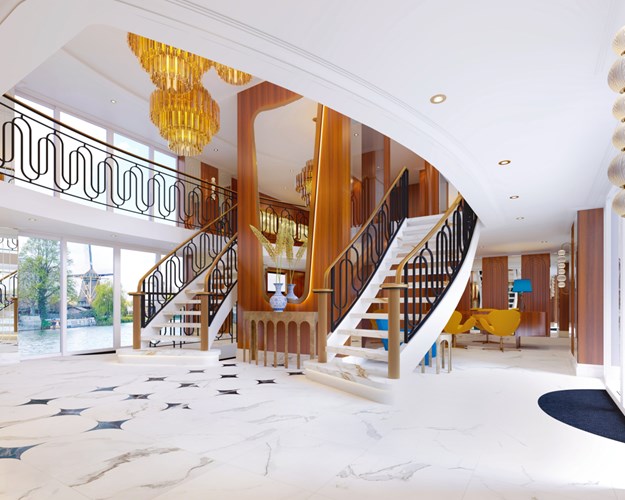Lobby  S.S. Audrey 