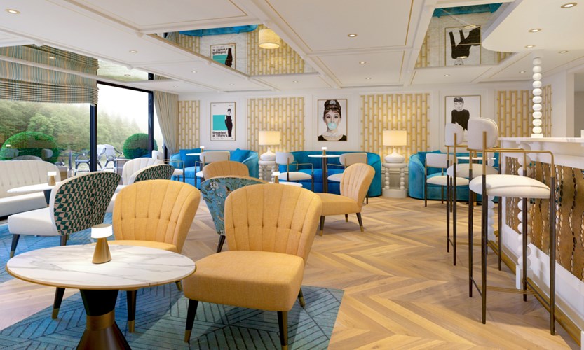 Aft Lounge  S.S. Audrey 