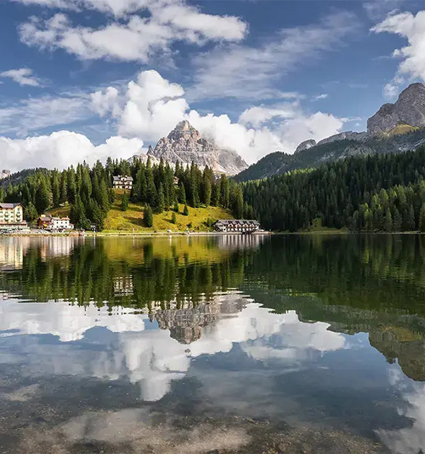 Lake Misurina, Dolomite Mountains, Belluno, Italy