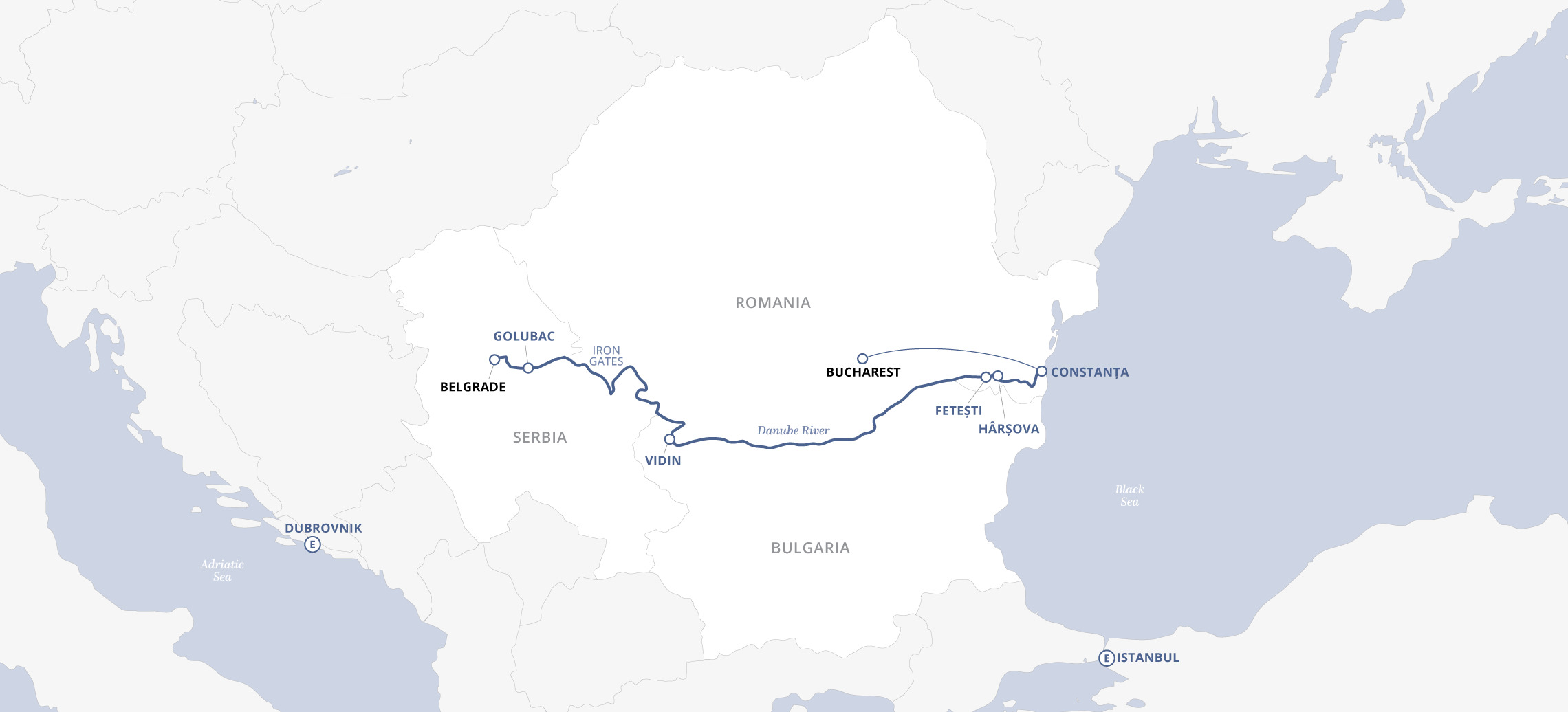 Empires of the Lower Danube Map