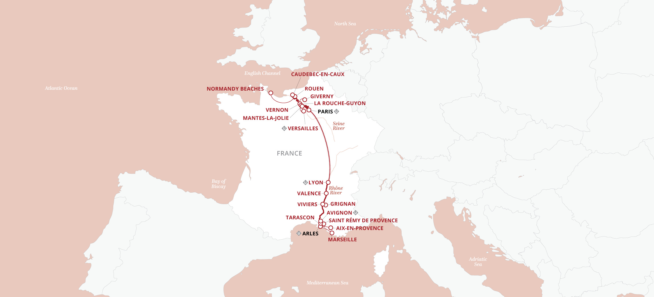 Grand France Holiday Map
