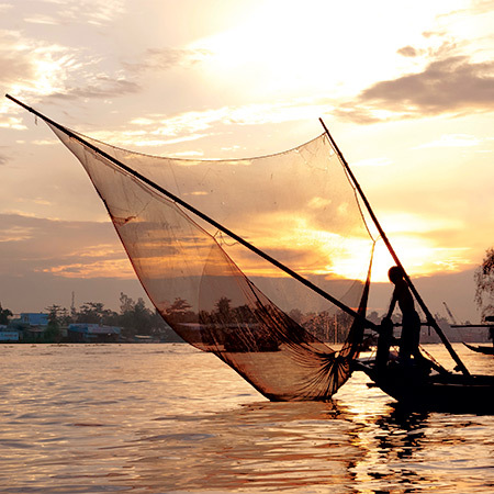 Mekong River Fishing